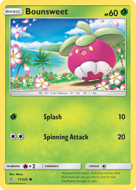 Bounsweet (Reverse Holofoil) (17) — Unified Minds