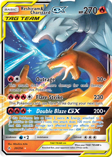 Reshiram & Charizard-GX (Kaya Lichtleitner) (20) — Unbroken Bonds