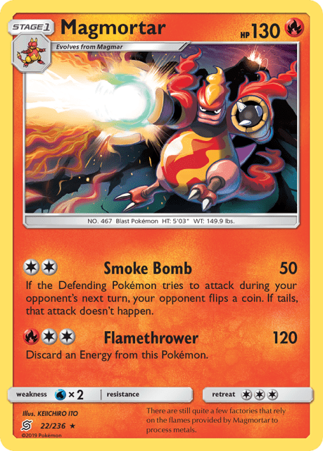 Magmortar (Reverse Holofoil) (22) — Unified Minds