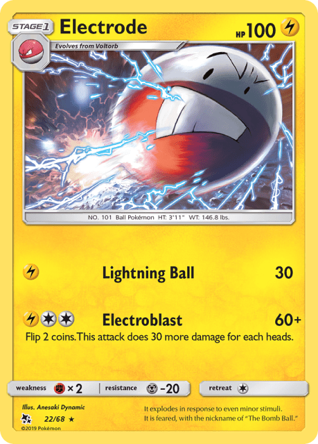Electrode (Reverse Holofoil) (22) — Hidden Fates
