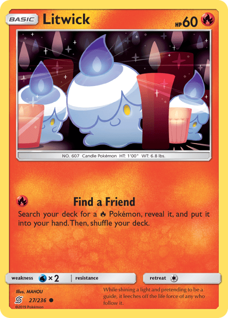 Litwick (Reverse Holofoil) (27) — Unified Minds
