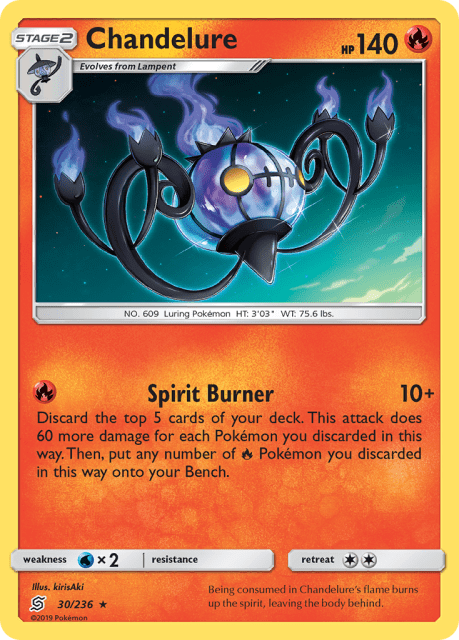 Chandelure (Holofoil) (30) — Unified Minds