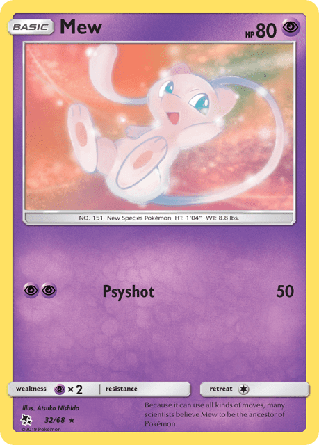 Mew (32) — Hidden Fates