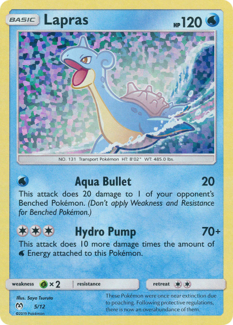 Lapras (Holofoil) (5) — McDonald's Collection 2019