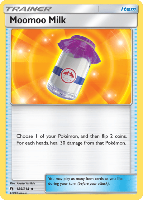 Moomoo Milk (Reverse Holofoil) (185) — Lost Thunder
