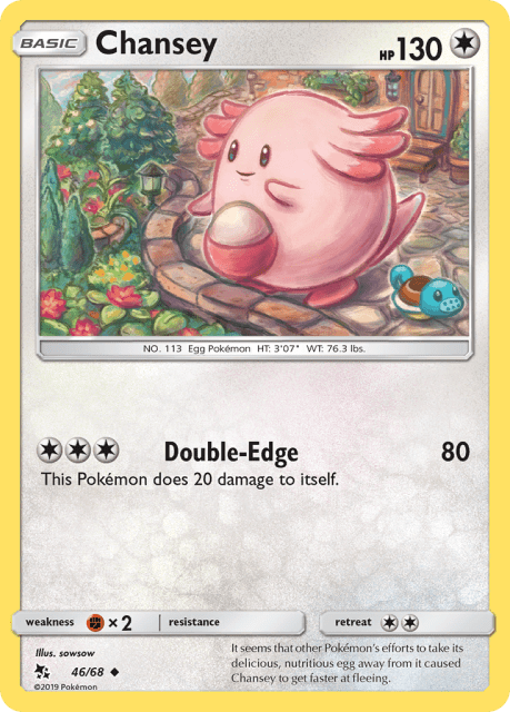 Chansey (46) — Hidden Fates