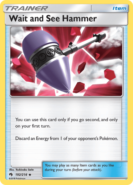 Wait and See Hammer (Reverse Holofoil) (192) — Lost Thunder