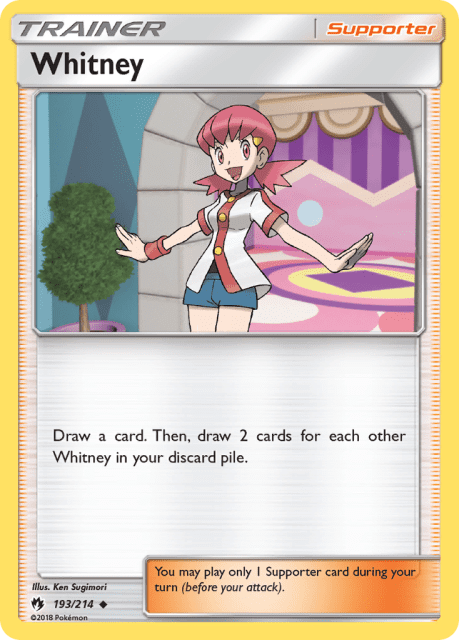 Whitney (Reverse Holofoil) (193) — Lost Thunder