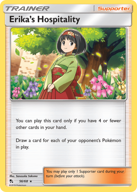 Erika's Hospitality (Reverse Holofoil) (56) — Hidden Fates