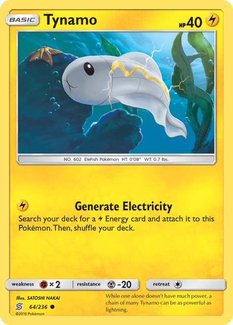 Tynamo (Reverse Holofoil) (64) — Unified Minds