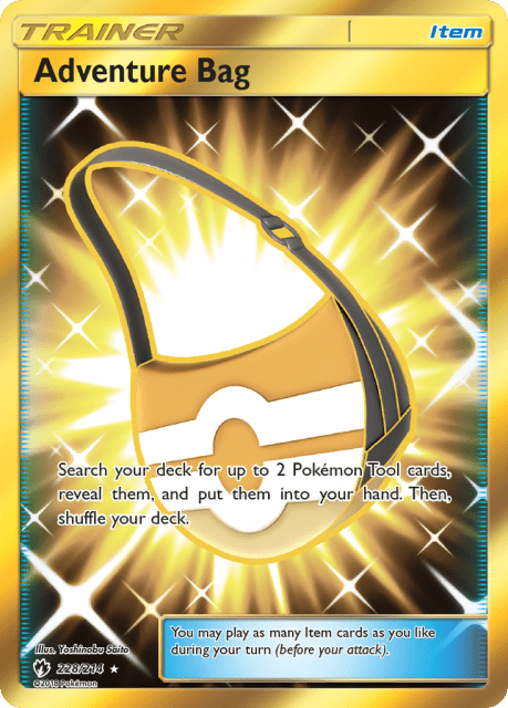 Adventure Bag (Holofoil) (228) — Lost Thunder