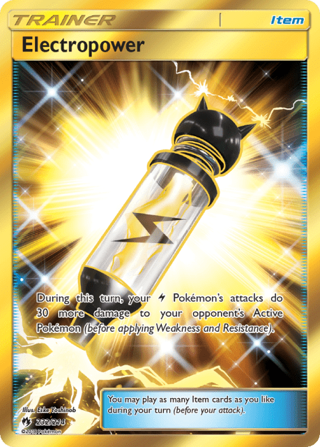 Electropower (Holofoil) (232) — Lost Thunder