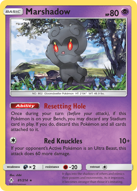 Marshadow (Holofoil) (81) — Unbroken Bonds