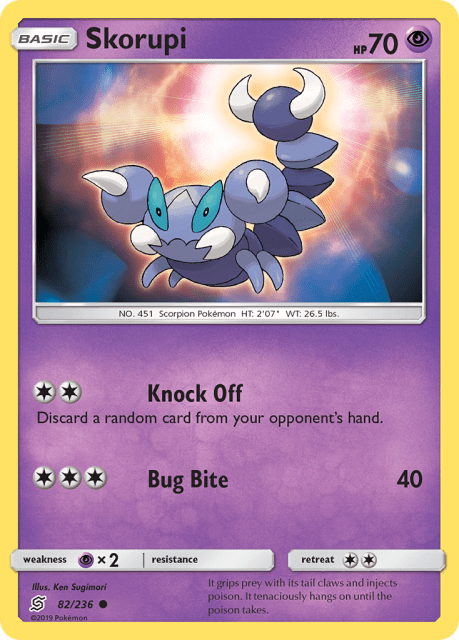 Skorupi (Reverse Holofoil) (82) — Unified Minds