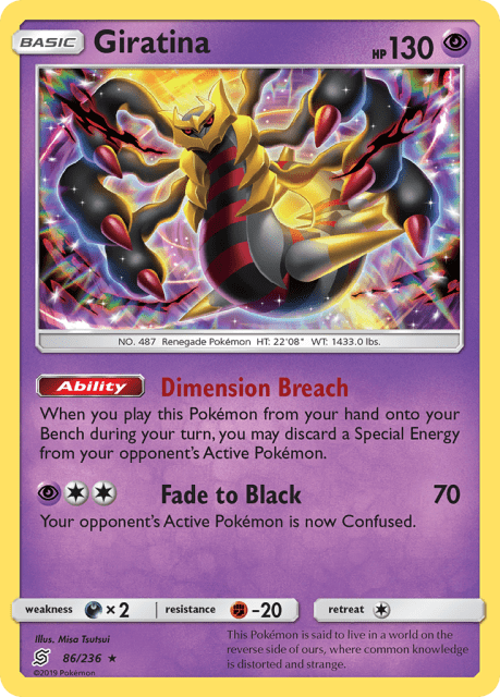 Giratina (Holofoil) (86) — Unified Minds