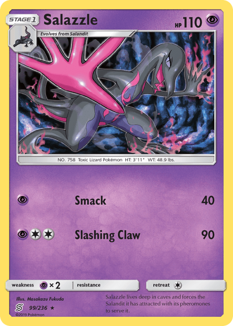 Salazzle (Reverse Holofoil) (99) — Unified Minds