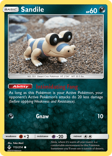 Sandile (Reverse Holofoil) (113) — Unbroken Bonds