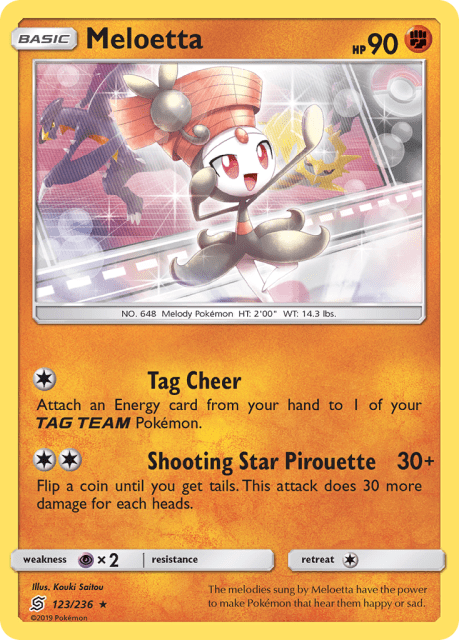 Meloetta (Reverse Holofoil) (123) — Unified Minds