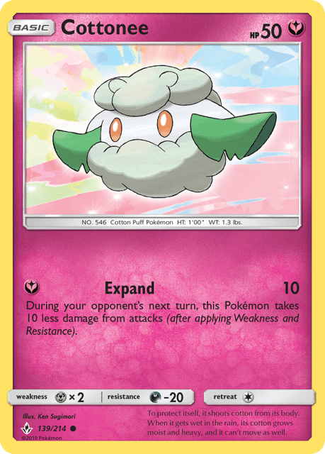 Cottonee (Reverse Holofoil) (139) — Unbroken Bonds