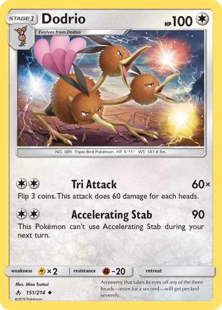 Dodrio (151) — Unbroken Bonds