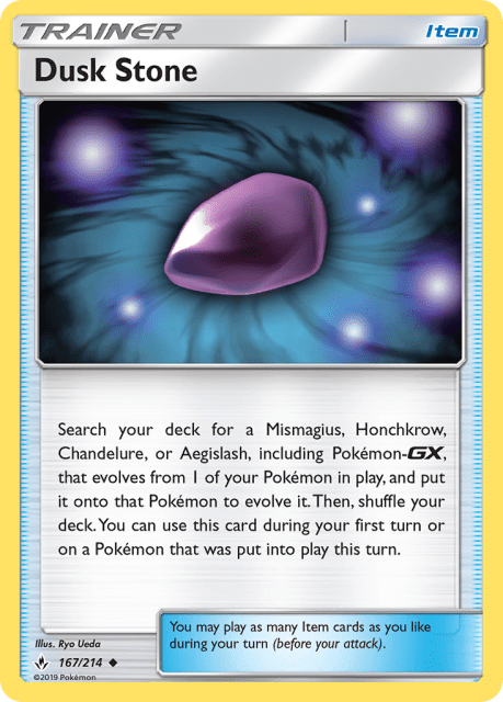 Dusk Stone (Reverse Holofoil) (167) — Unbroken Bonds