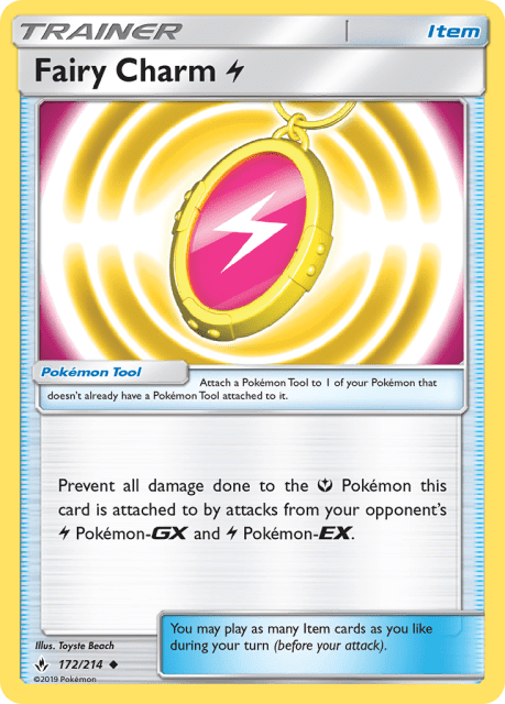 Fairy Charm Lightning (Reverse Holofoil) (172) — Unbroken Bonds