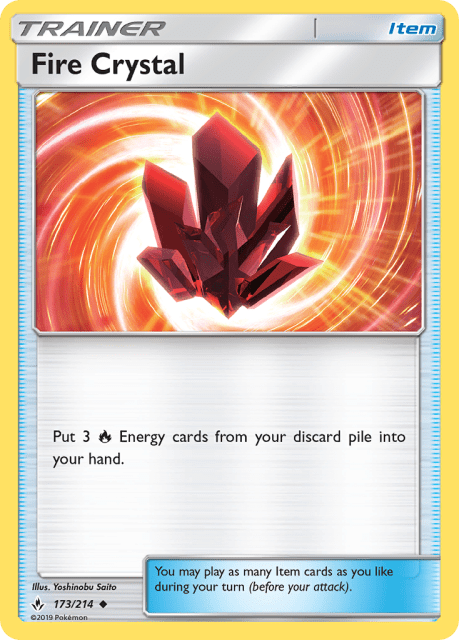 Fire Crystal (Reverse Holofoil) (173) — Unbroken Bonds