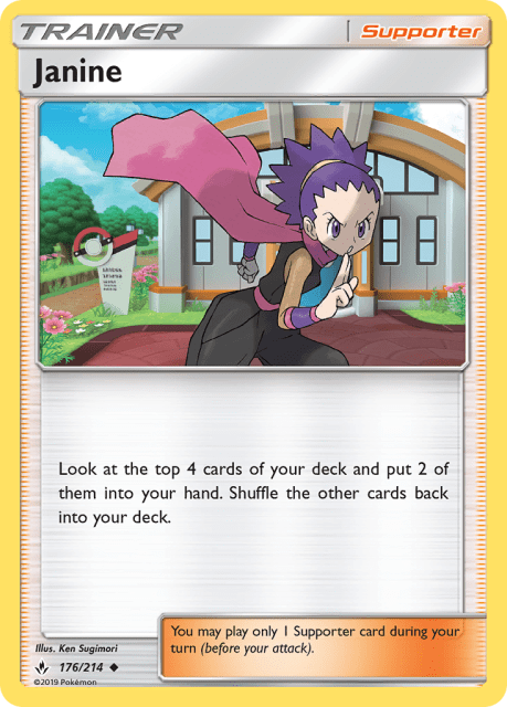 Janine (Reverse Holofoil) (176) — Unbroken Bonds