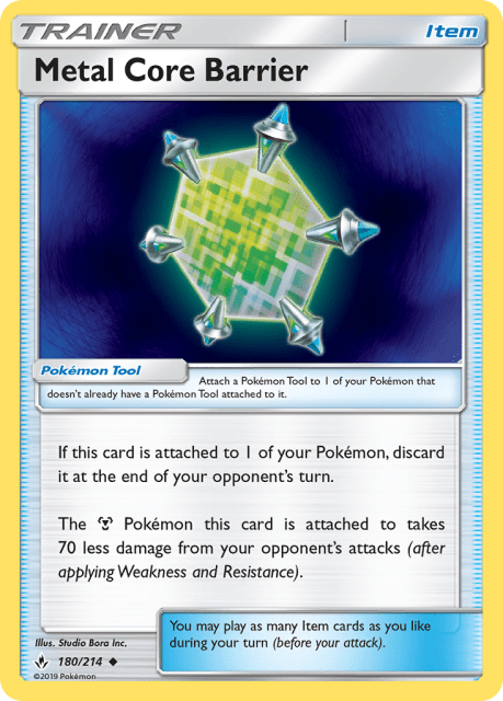 Metal Core Barrier (Reverse Holofoil) (180) — Unbroken Bonds