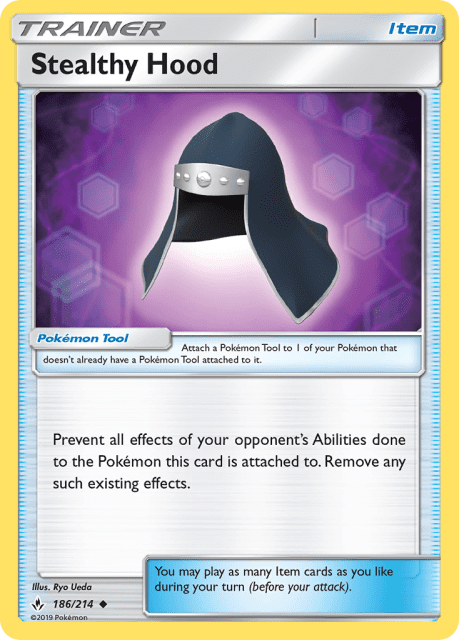 Stealthy Hood (Reverse Holofoil) (186) — Unbroken Bonds