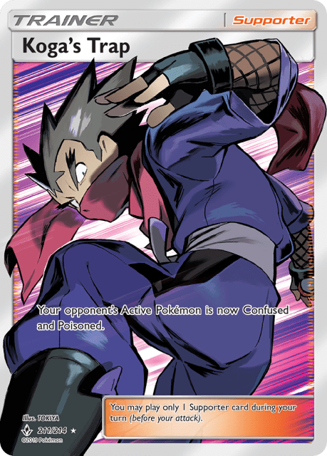 Koga's Trap (Holofoil) (211) — Unbroken Bonds