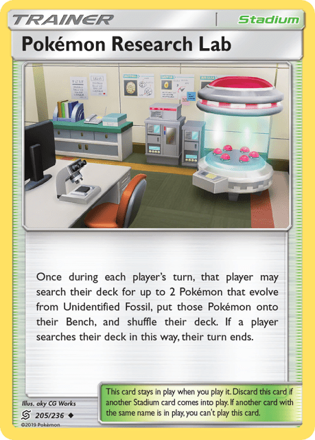 Pokémon Research Lab (Reverse Holofoil) (205) — Unified Minds