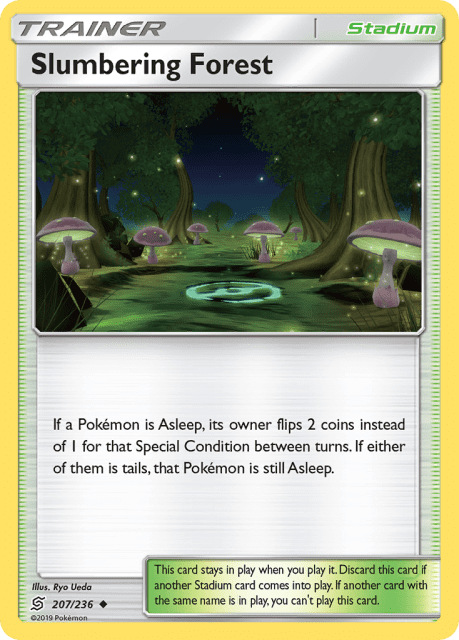 Slumbering Forest (Reverse Holofoil) (207) — Unified Minds