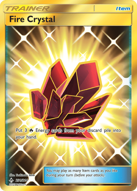 Fire Crystal (Holofoil) (231) — Unbroken Bonds