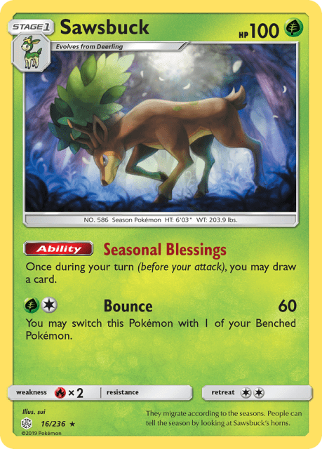 Sawsbuck (16) — Cosmic Eclipse