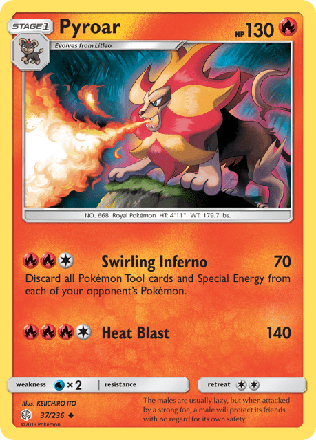 Pyroar (37) — Cosmic Eclipse