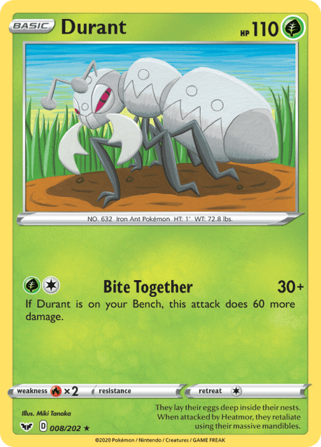 Durant (8) — Sword & Shield