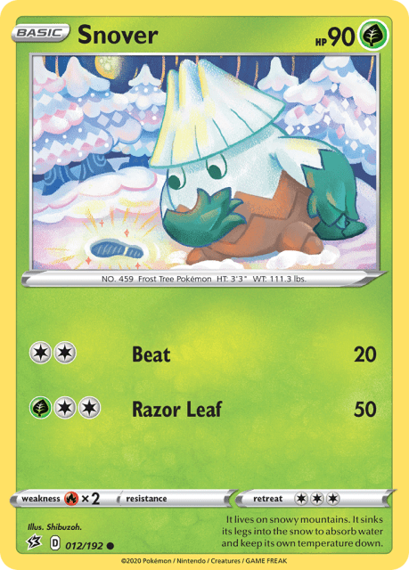 Snover (Reverse Holofoil) (12) — Rebel Clash