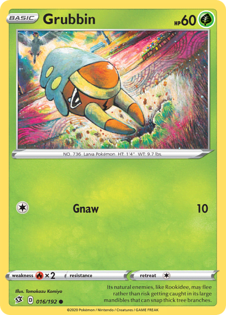 Grubbin (Reverse Holofoil) (16) — Rebel Clash