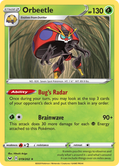 Orbeetle (19) — Sword & Shield
