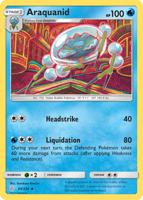 Araquanid (Reverse Holofoil) (65) — Cosmic Eclipse