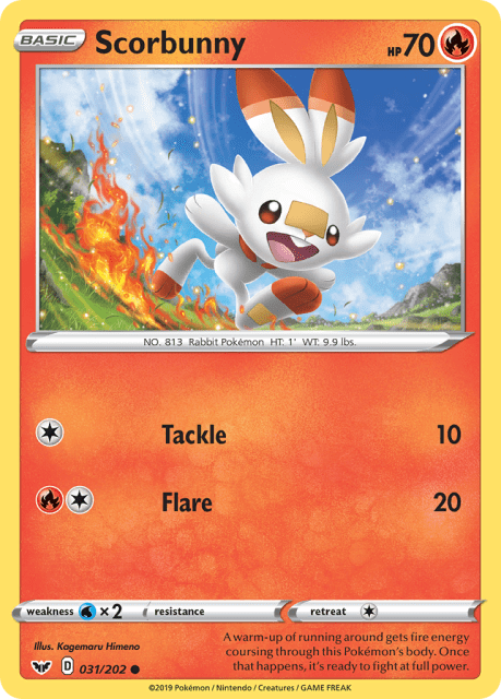 Scorbunny (Holofoil) (31) — Sword & Shield