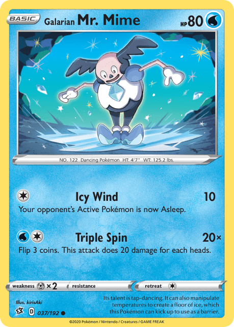 Galarian Mr. Mime (Reverse Holofoil) (37) — Rebel Clash