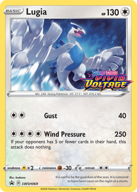 Lugia (Holofoil) (SWSH069) — SWSH Black Star Promos
