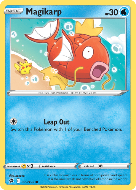 Magikarp (Reverse Holofoil) (39) — Rebel Clash
