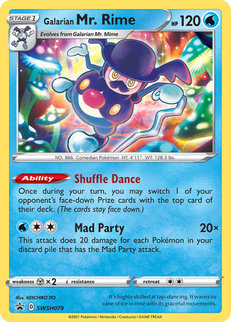 Galarian Mr. Rime (Holofoil) (SWSH079) — SWSH Black Star Promos