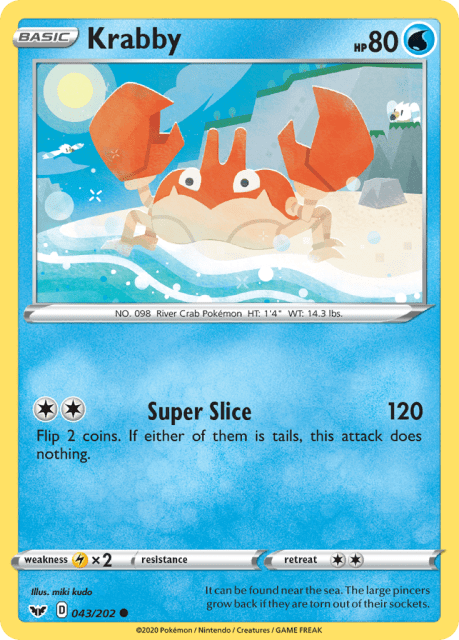 Krabby (43) — Sword & Shield