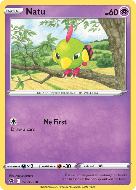 Natu (Reverse Holofoil) (76) — Rebel Clash