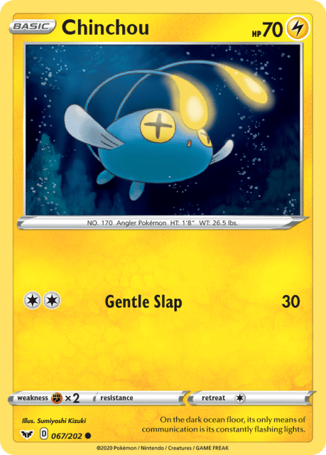 Chinchou (67) — Sword & Shield