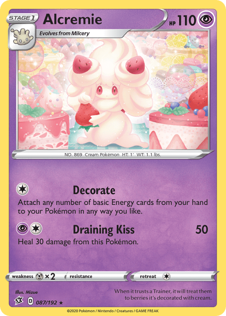 Alcremie (Reverse Holofoil) (87) — Rebel Clash